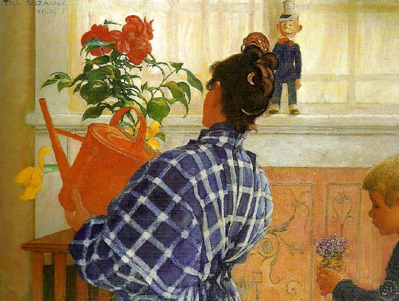 Carl Larsson karin och esbjorn oil painting image